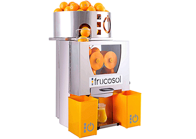 Frucosol F50A Juicer angled front facing view