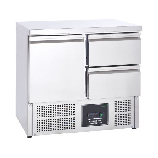 Sterling Pro Cobus SPU201-2D Undermounted Fridge Counter 2 Drawers 1 Door, 230 Litres