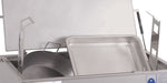 Frucosol MC2000 Decarboniser internal view with pans within the unit.