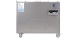 Frucosol MC2000 Decarboniser front facing view, showing a digital display and castors.