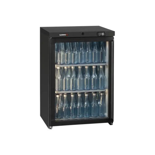 Gamko LG3-150LG Maxiglass Low Height Glass Door Bottle Cooler, 125 Litres
