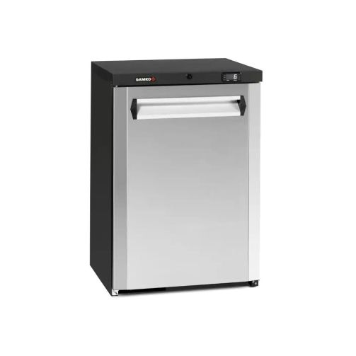 Gamko LG3-150RCS Maxiglass Low Height Stainless Steel Door Bottle Cooler, 125 Litres