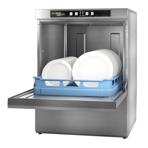 Hobart Ecomax F515-11D 500mm Basket Frontloading Commercial Dishwasher with Drain Pump, 18 Plates
