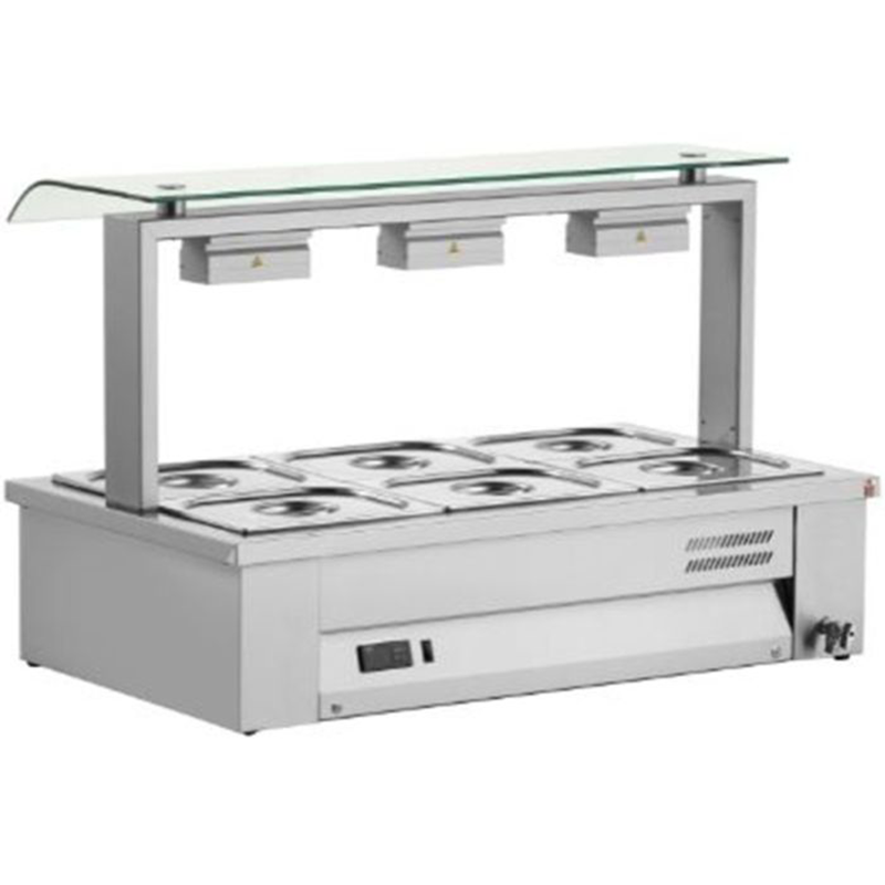 INOMAK MEV610 Counter Top Bain Marie 3x GN1/1