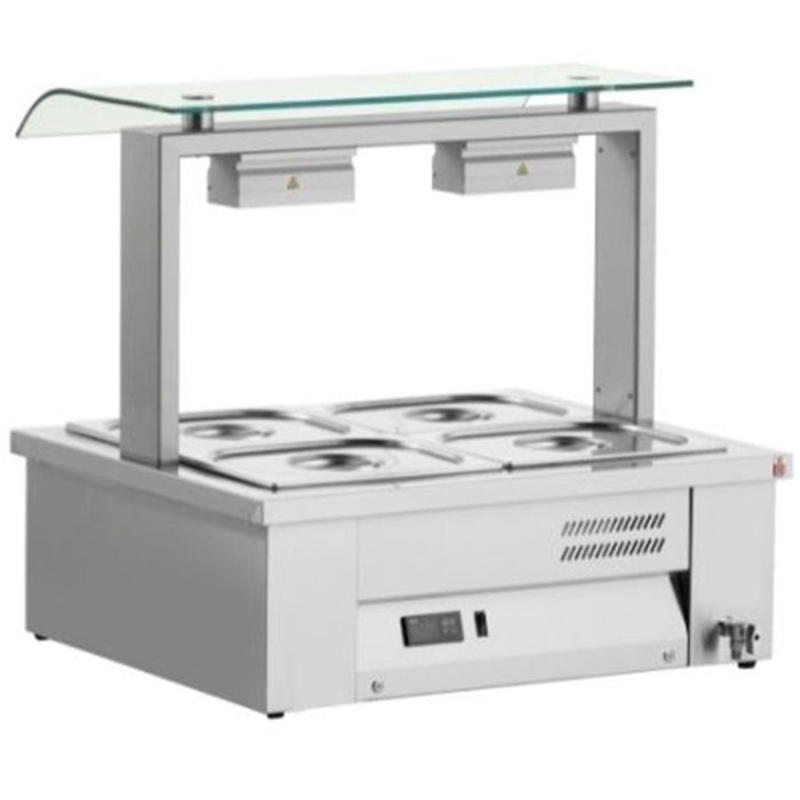 INOMAK MEV67 Counter Top Bain Marie 2x GN1/1