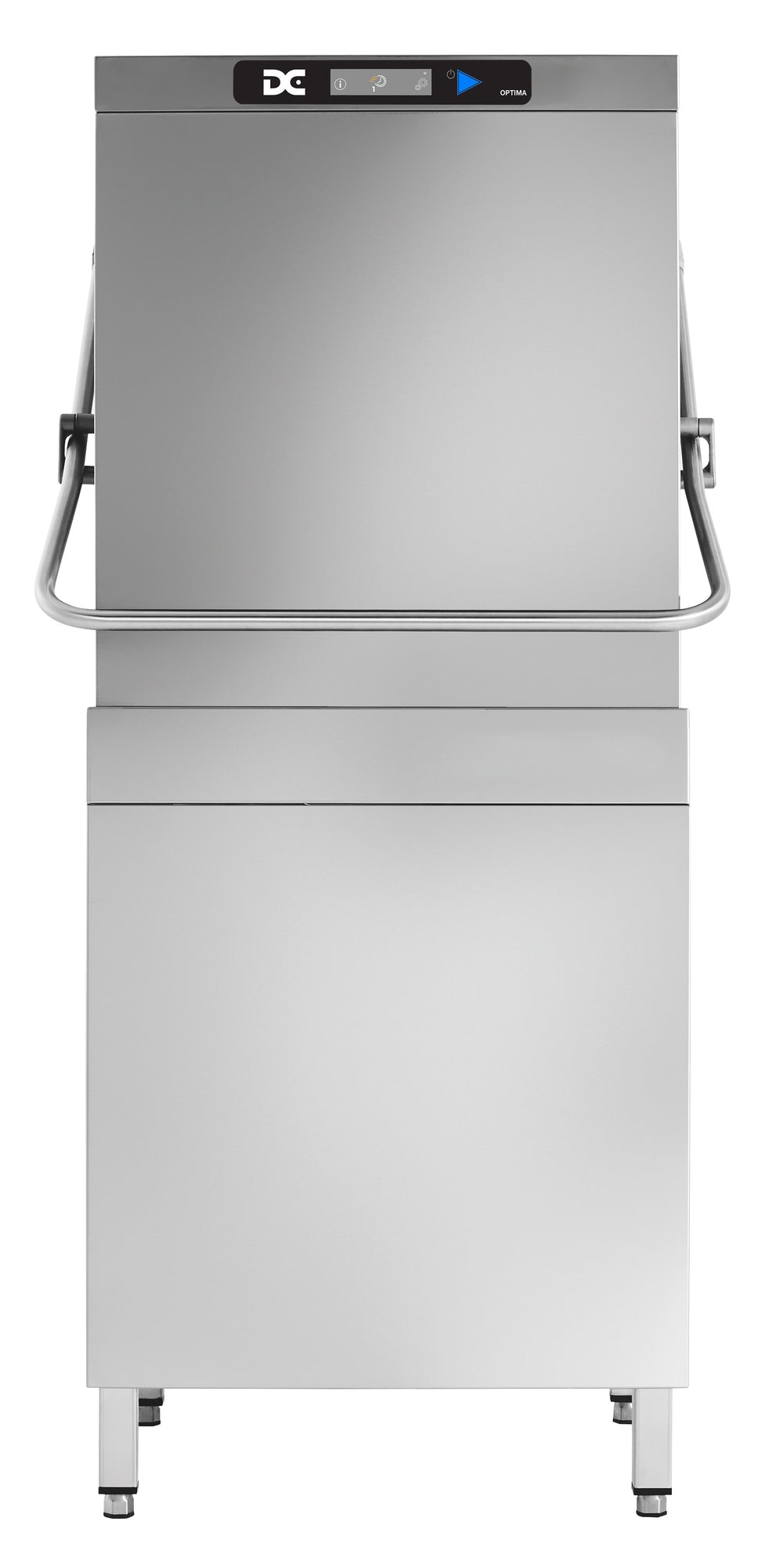 DC OD1450A CP IS D passthrough dishwasher showing conveyor entry and stainless finish