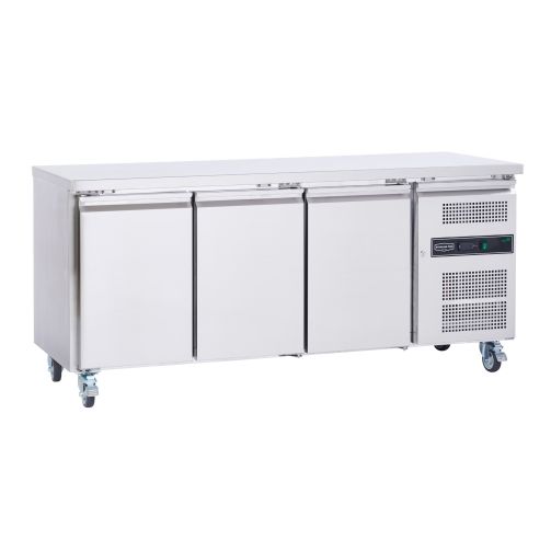 Sterling Pro Cobus SPCR305AV A-Energy Rated Three Door Gastronorm Fridge Counter, 417 Litres